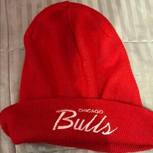 Chicago Bulls Red Beanie